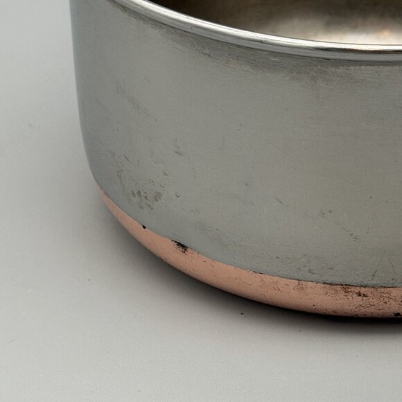Vintage Revere Ware 1801 1 Qt. Sauce Pan Pot with Copper Bottom & Lid - Picture 9 of 14